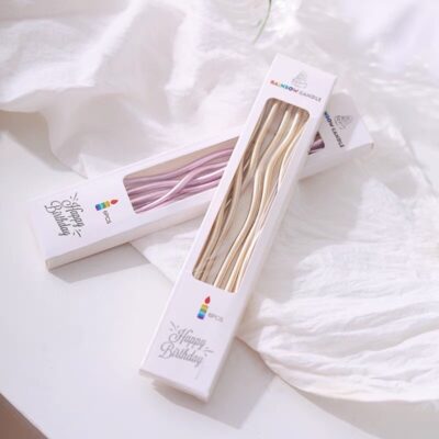 Hộp nến trang trí sinh nhật hình xoắn dài