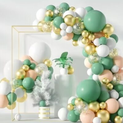 Set 124 Bong Bóng Cao Su Xinh Xắn Dùng Để Trang Trí Tiệc Sinh Nhật