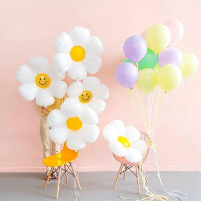 Hoa Cúc Hoạ Mi Bóng Bay Trang Trí Nhà Cửa, Sự Kiện, Sinh Nhật