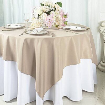 Khăn trải bàn dalton lustrous soft party màu  satin