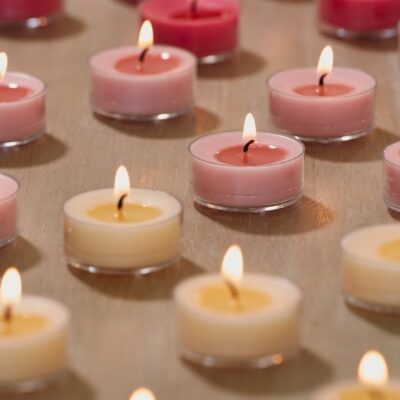 Set nến tealight cầu hôn 50 viên