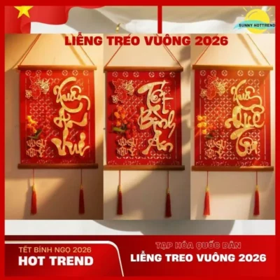 Khánh nhung treo Tết ,dải treo