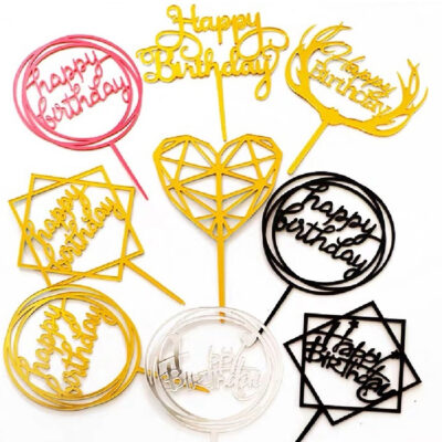 Que cắm phụ kiện trang trí bánh kem sinh nhật