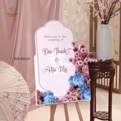 Bảng Chào Trang Trí Tiệc Cưới, Lễ Thành Hôn,.. In Tên Theo Yêu Cầu